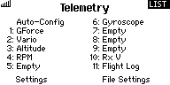 System Setup: Telemetry