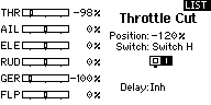 Function List/Throttle Cut