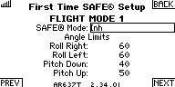 First Time SAFE Setup: Flight Mode 1
