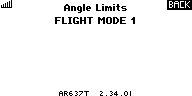 SAFE Settings: Angle Limits