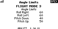 SAFE Settings: Angle Limits
