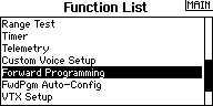 Function List: Forward Programming