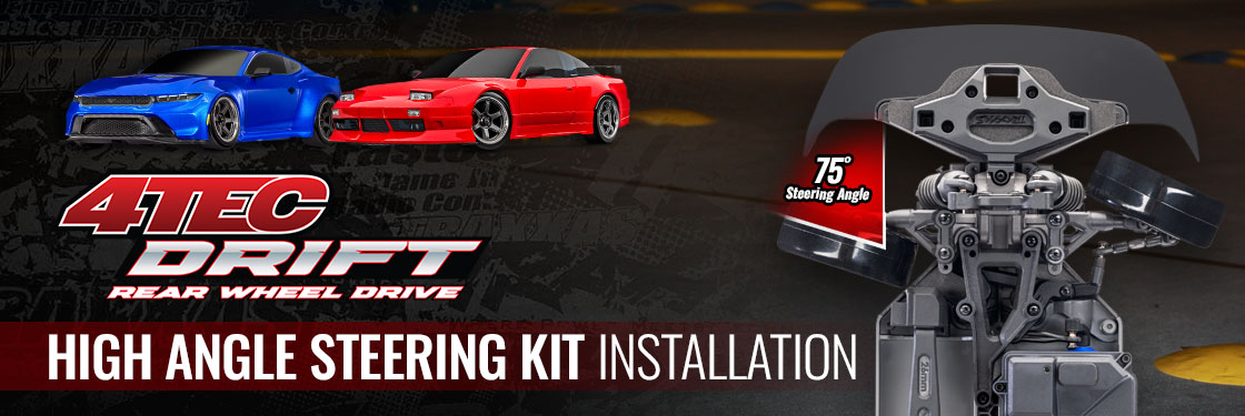 4-Tec Drift - instalace sady pro vysoký úhel zatáčení