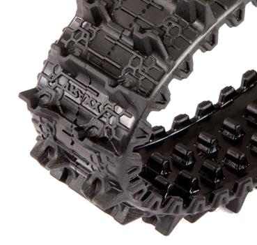 Tuningové gumové pásy Deep-Terrain pro pásový podvoze Traxx