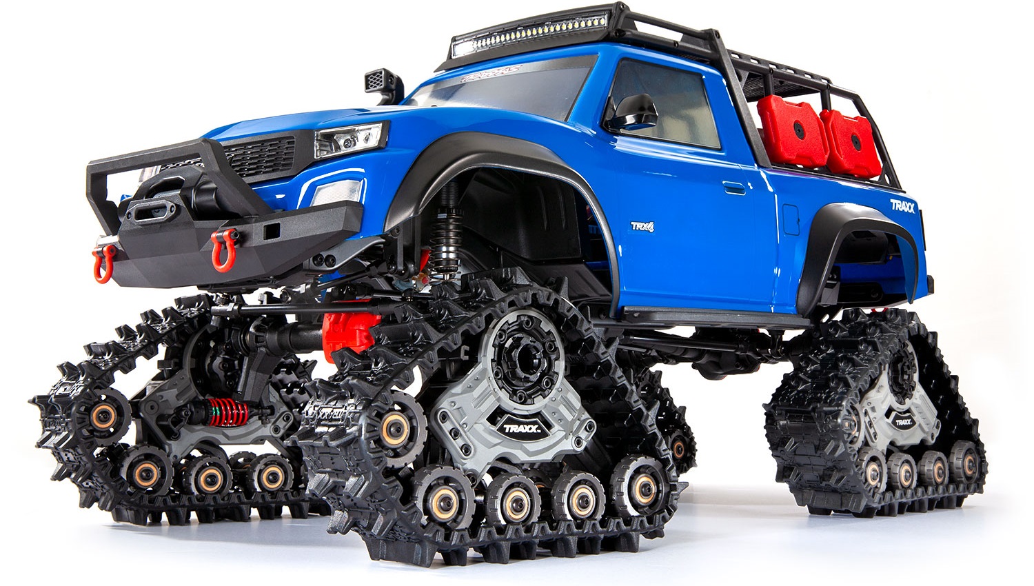 Tuningové gumové pásy Deep-Terrain pro pásový podvoze Traxx