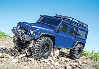 Nová metalicky modrá karoserie pro Traxxas TRX-4 Defender