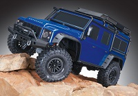 Nová metalicky modrá karoserie pro Traxxas TRX-4 Defender