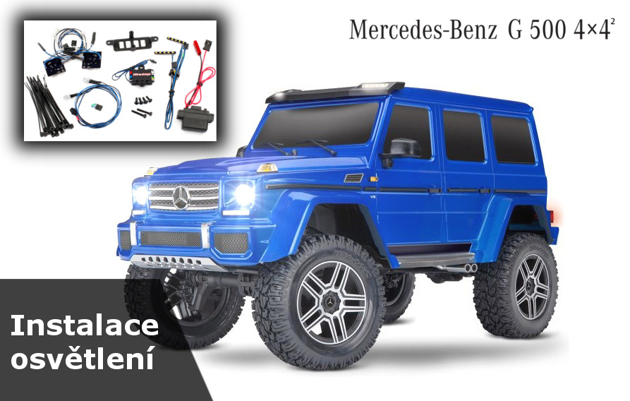 Montáž osvětlení Mercedes G500 - návod