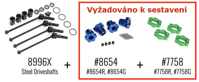 Traxxas Maxx - tuningové příslušenství