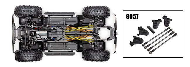 Díly pro změnu rozovru z 324 mm na 336 mm