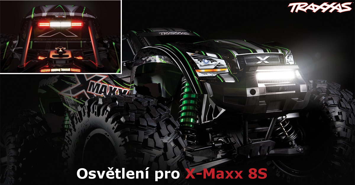 Traxxas X-Maxx - kompletní LED osvětlení