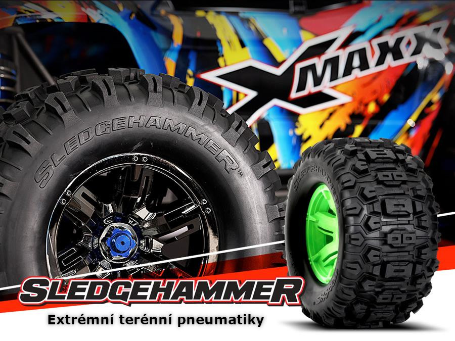 Pneumatiky Sledgehammer pro RC model auta X-Maxx