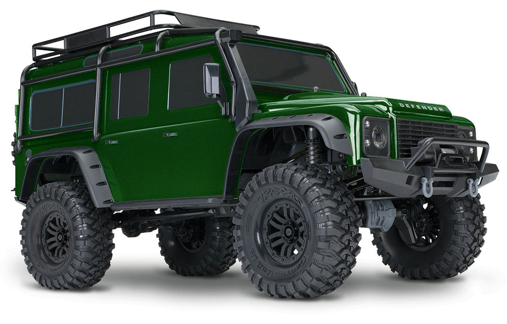 Traxxas Land Rover Defender v zelené barvě