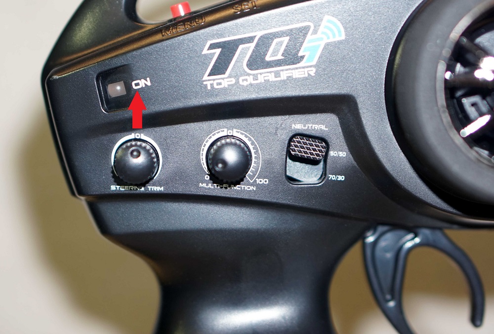 Nastavení trimu řízení do neutrálu