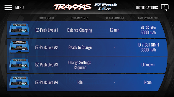 Traxxas EZ-Peak App