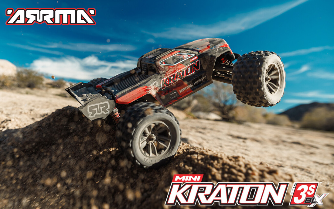 Arrma Mini Kraton 3S DSC BLX 1:16 4WD RTR