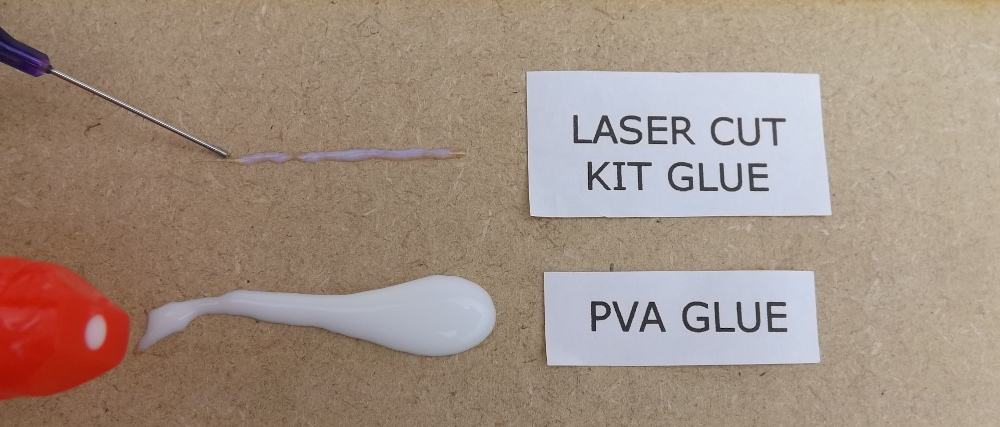 Rozdíl mezi lepidly Laser-Cut a PVA