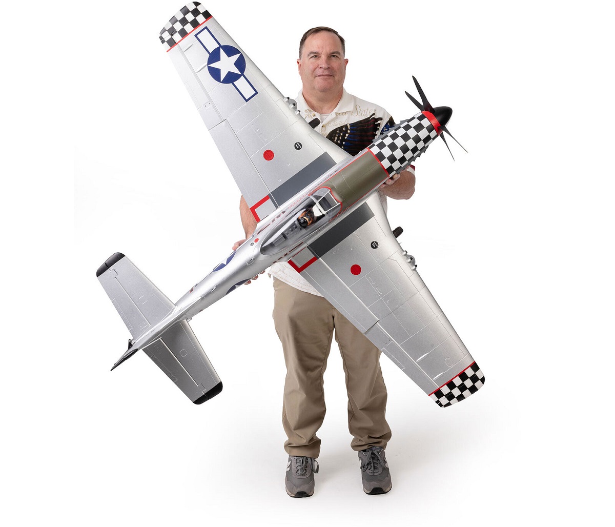 E-flite P-51D Mustang Big Beautiful Doll 1.5m BNF Basic AS3X+ SAFE Select