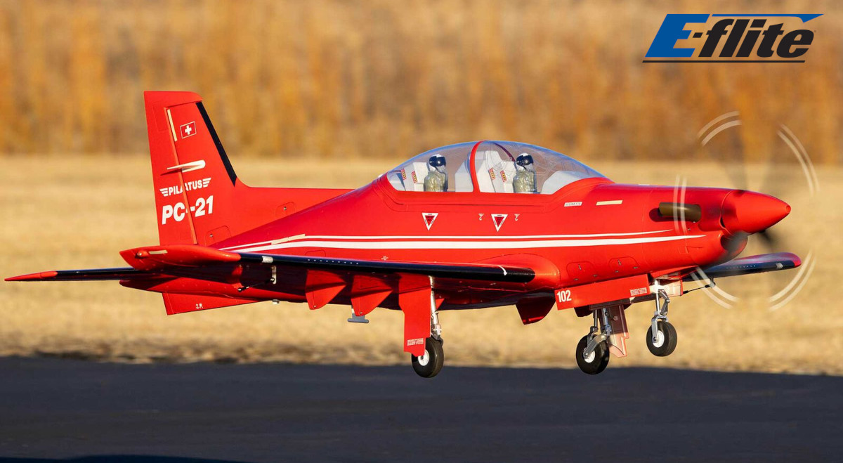E-flite Pilatus PC-21 1.3m BNF Basic AS3X+ SAFE Select