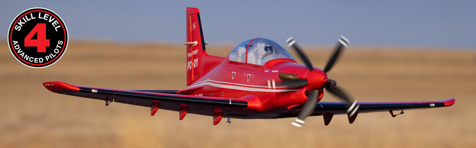 E-flite Pilatus PC-21 1.3m BNF Basic AS3X+ SAFE Select