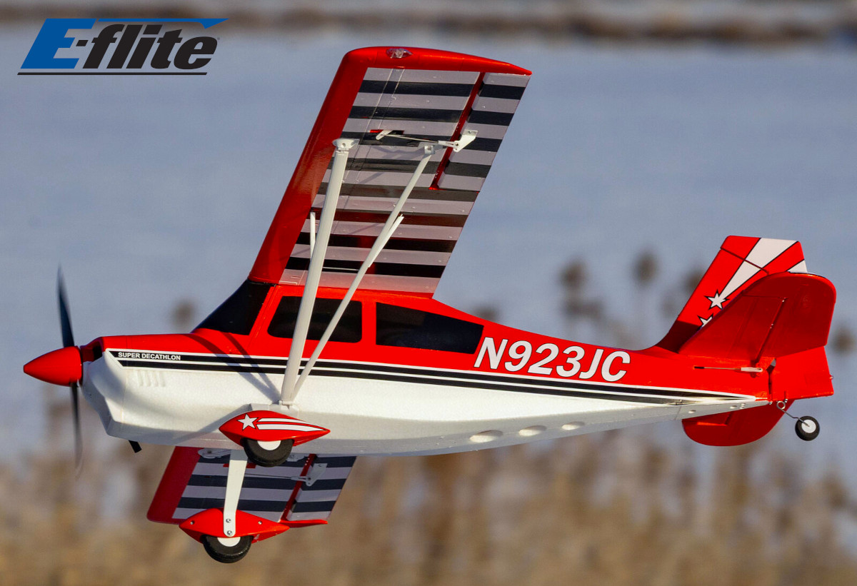 E-flite Super Decathlon 1.2m BNF Basic AS3X+ SAFE Select
