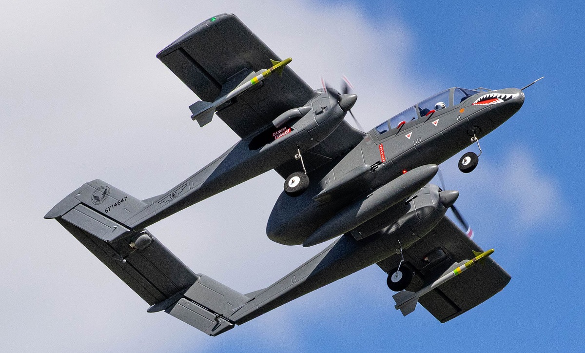 E-flite OV-10 Bronco 0.65m AS3X SAFE Select BNF Basic