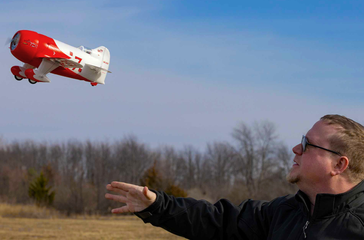 E-flite Gee Bee R-2 0.51m AS3X SAFE Select BNF Basic