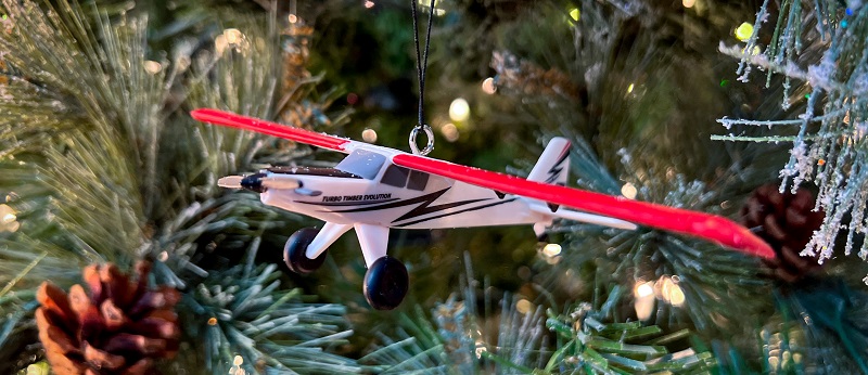 E-flite Turbo Timber Evolution vánoční ozdoba 2022