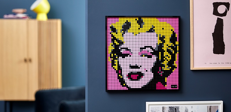 LEGO Zebra 2020 - Andy Warhol's Marilyn Monroe