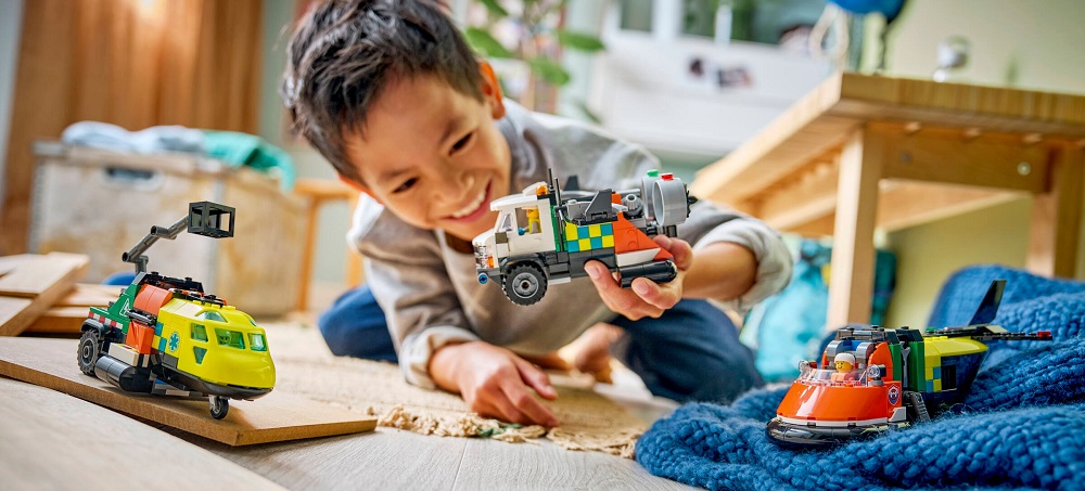 LEGO City - Remix: Letadlo, servisní vůz a vznášedlo