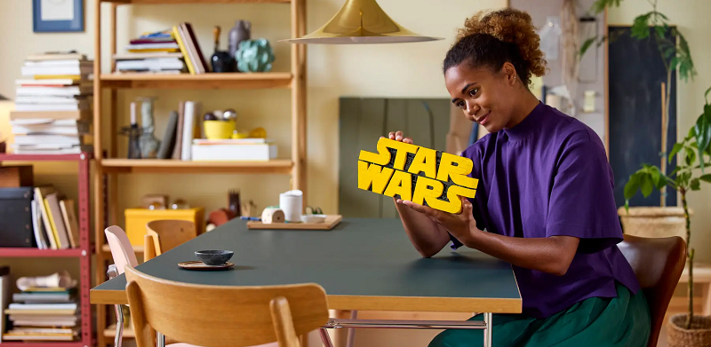 LEGO Star Wars - Logo Star Wars™ z kostek