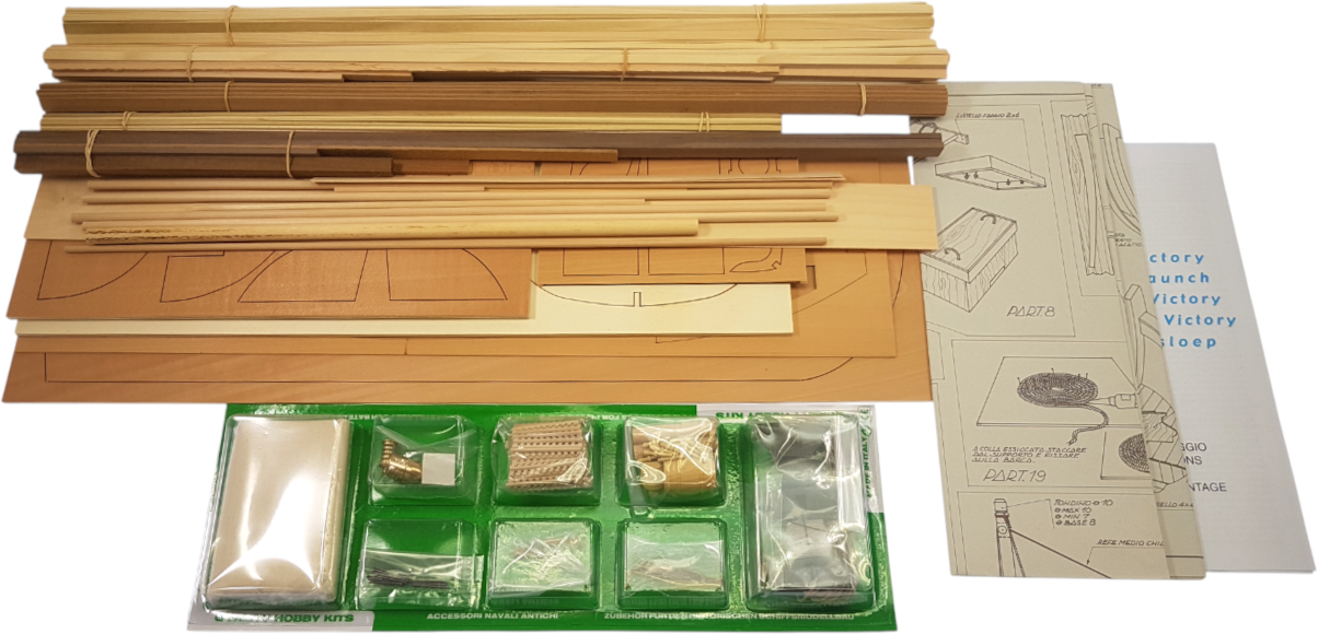 Mantua Model Victory šalupa 1:16 kit