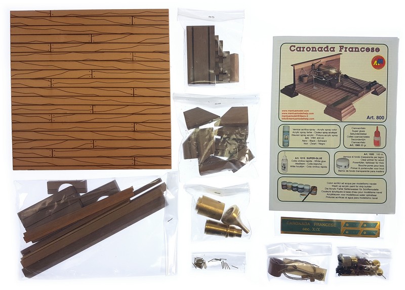 Mantua Model Francouzský kanón 1:17 kit