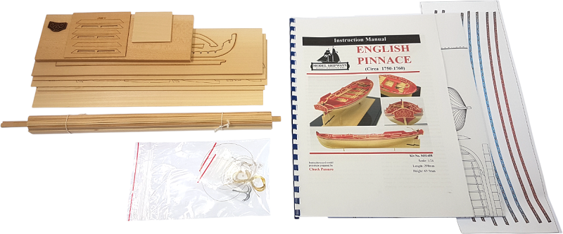 Model Shipways English Pinnace 1:24 kit