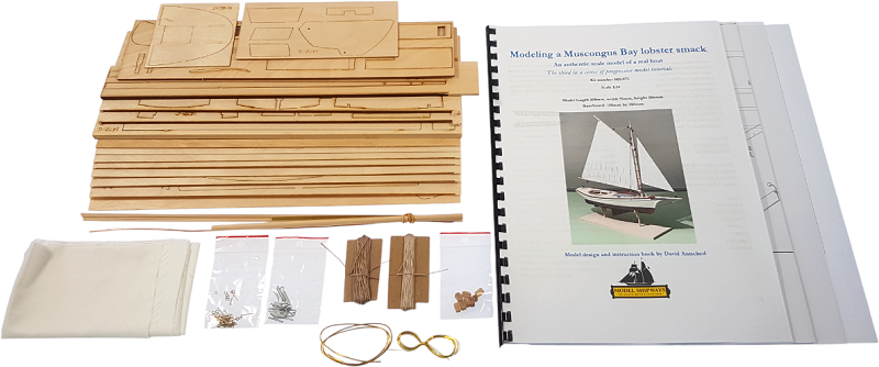 Model Shipways Muscongus Lobster Smack 1:24 kit