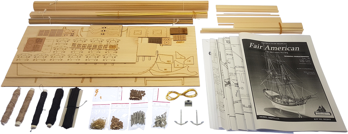 Model Shipways Fair American 1778 1:48 kit