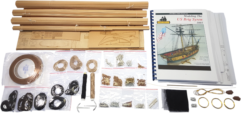 Model Shipways Syren US Briga 1803 1:64 kit
