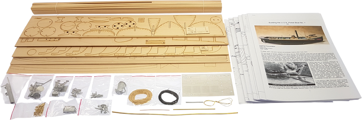 Model Shipways USN Picket Boat 1864 1:24 kit
