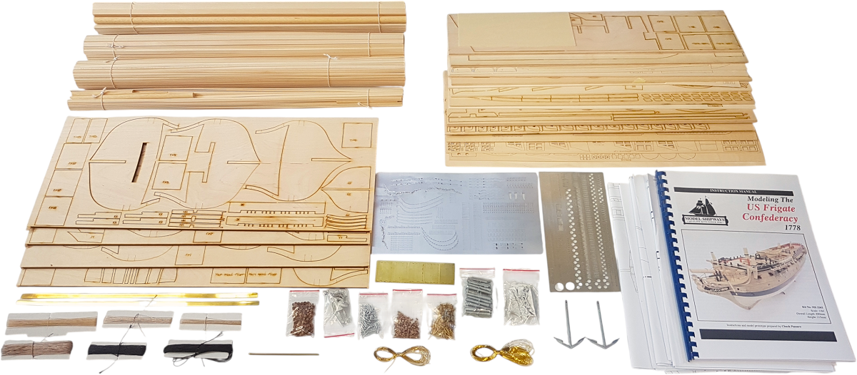 Model Shipways USF Confederacy 1778 1:64 kit