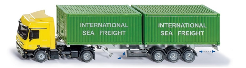 SIKU Super - kamion se 2 kontejnery 1:50