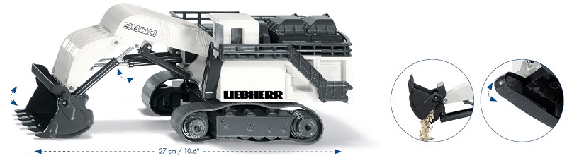 SIKU Super - Důlní bagr 1:87