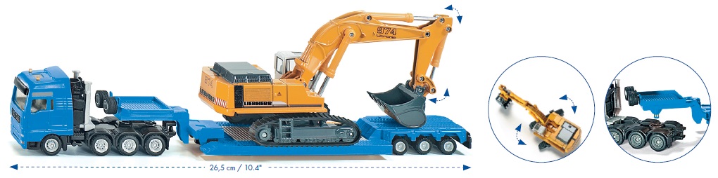 SIKU Super - Heavy cargo with undercarriage 1:87