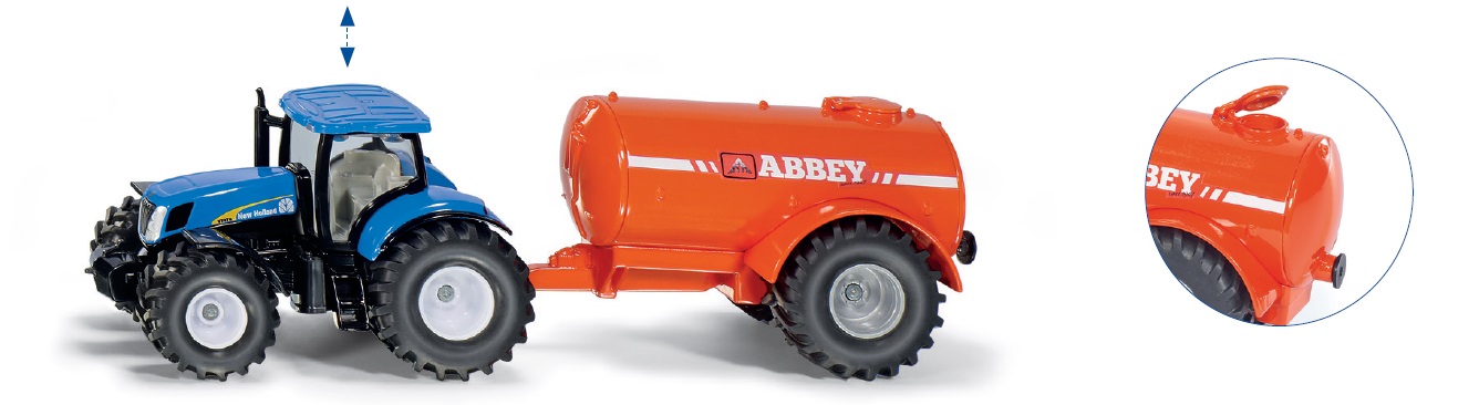 SIKU Farmer - tractor with tank 1:50