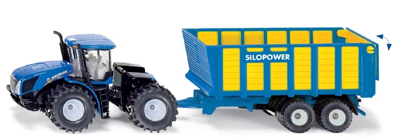 SIKU Farmer - New Holland tractor with Joskin trailer, 1:50