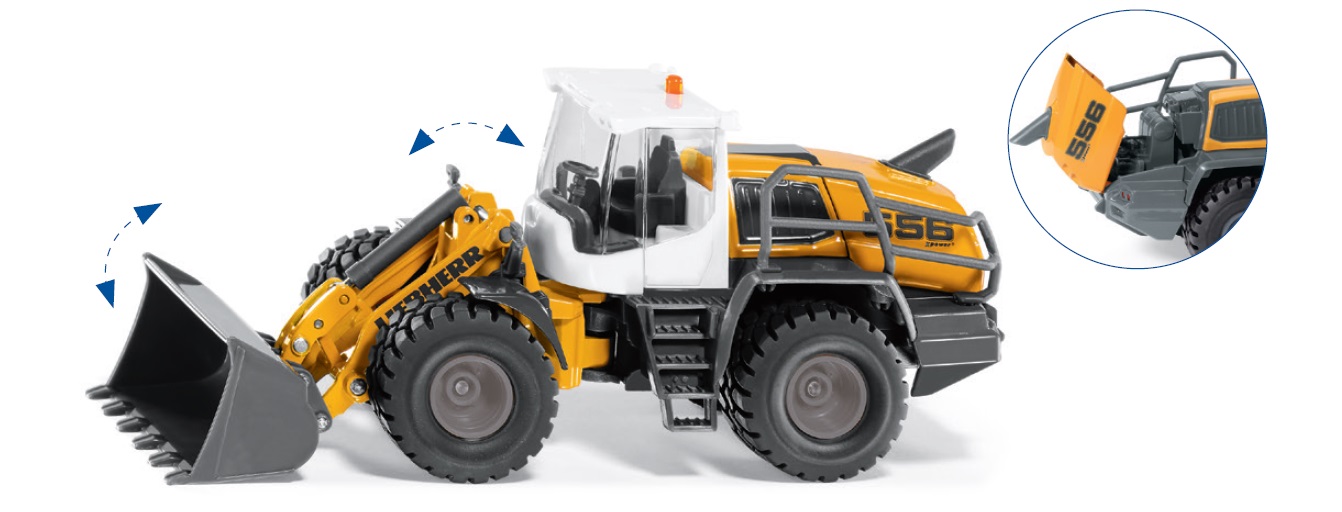 SIKU Super - Liebherr L556 kloubový nakladač 1:50