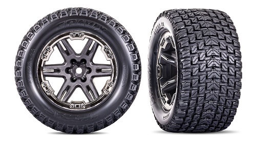 traxxas/6764-Black-Chrome-Wheels-w-Gravix-Tires.jpg