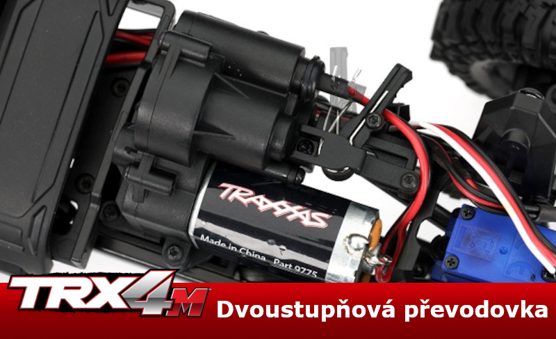 Traxxas převodovka dvoustupňová (sada): TRX-4M