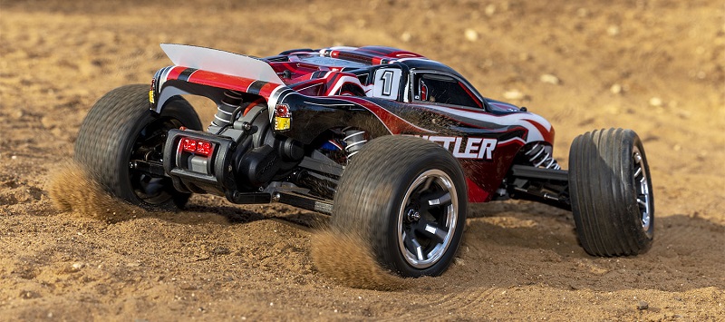 Traxxas Rustler 1:10 RTR s LED osvětlením