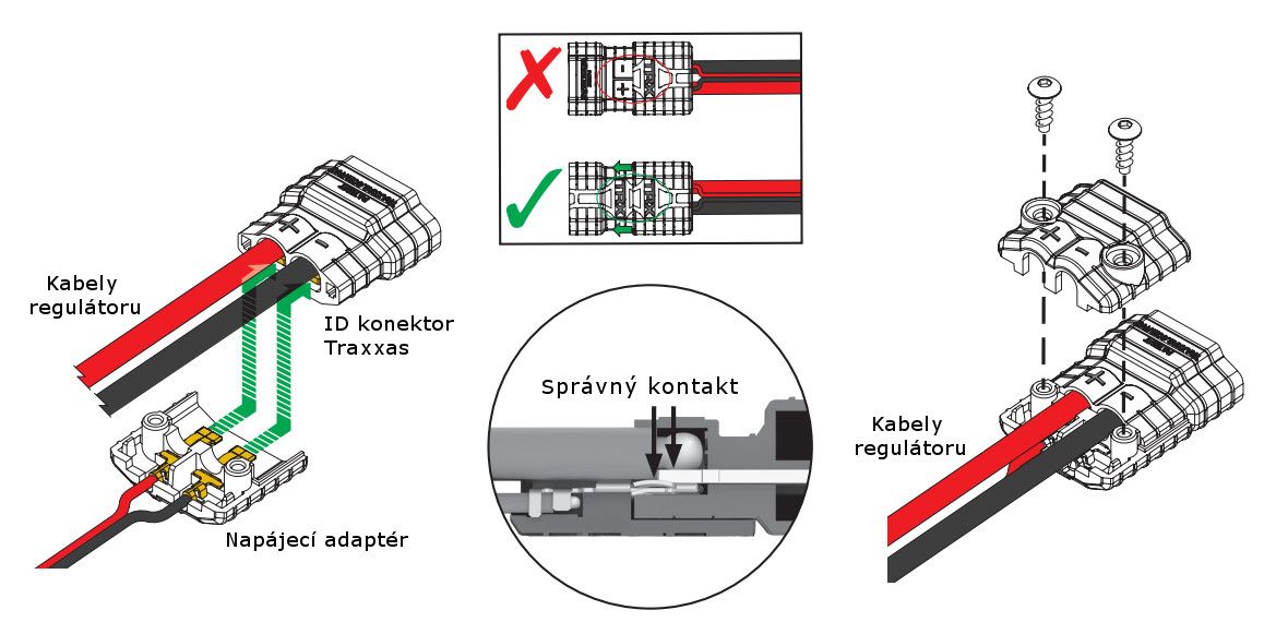 Montáž napájecího adaptéru