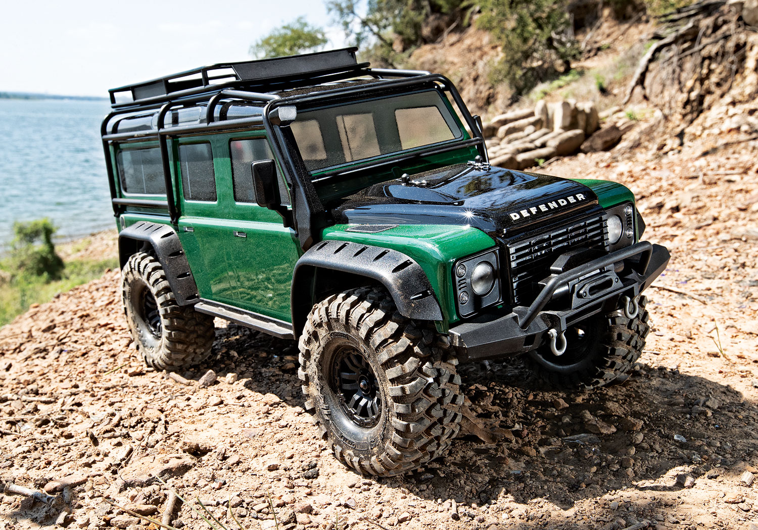 Traxxas karosérie Land Rover Defender zelená
